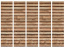 Paraván dřevěná roleta 5ti dílný
