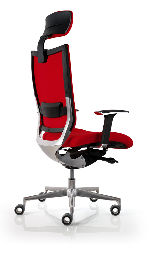 kancelářská židle Concept PC od Pešky s podhlavníkem celočalouněná do volitelného potahu