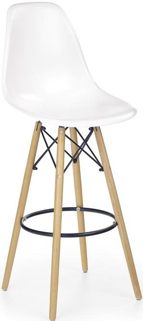 barová židle H51 bílá