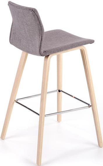 Barová židlička šedá H80 halmar