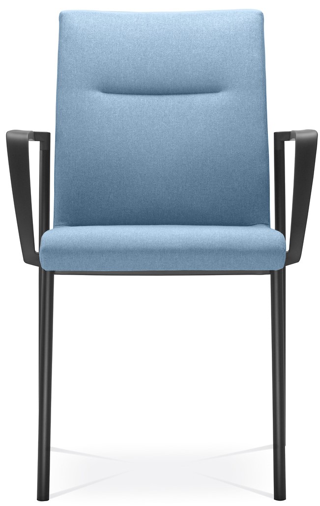 Konferenční židle SEANCE CARE 070-N4 BR-N1, kostra chrom