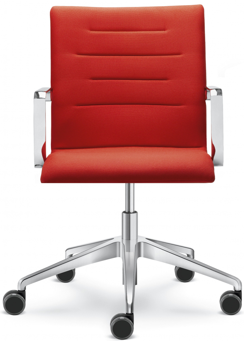 Kancelářská židle OSLO 227, F80-N6, kříž a područky leštěné