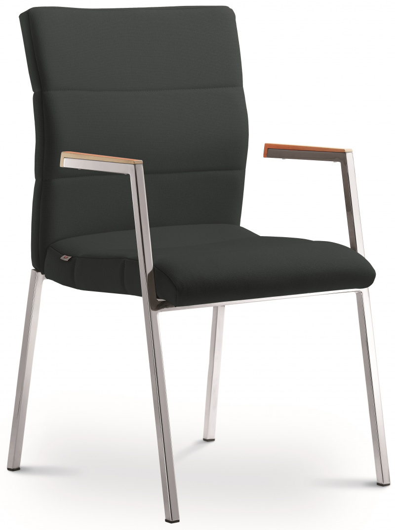 Konferenční židle LASER 680-K-N4, kostra chrom