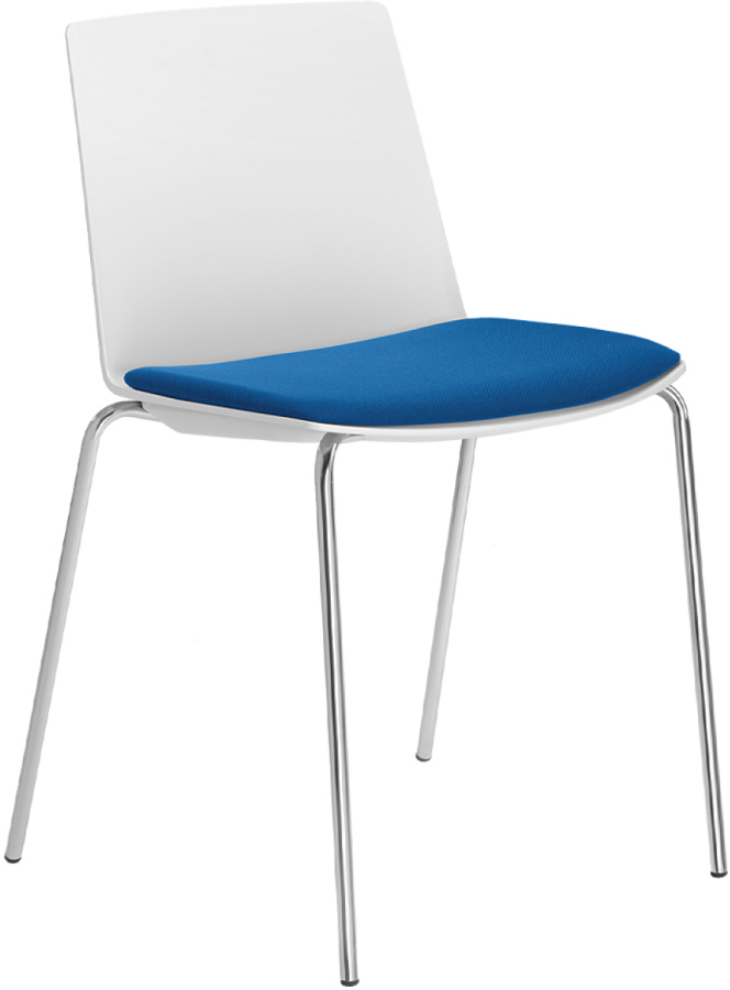 Konferenční židle SKY FRESH 052-N4, kostra chrom