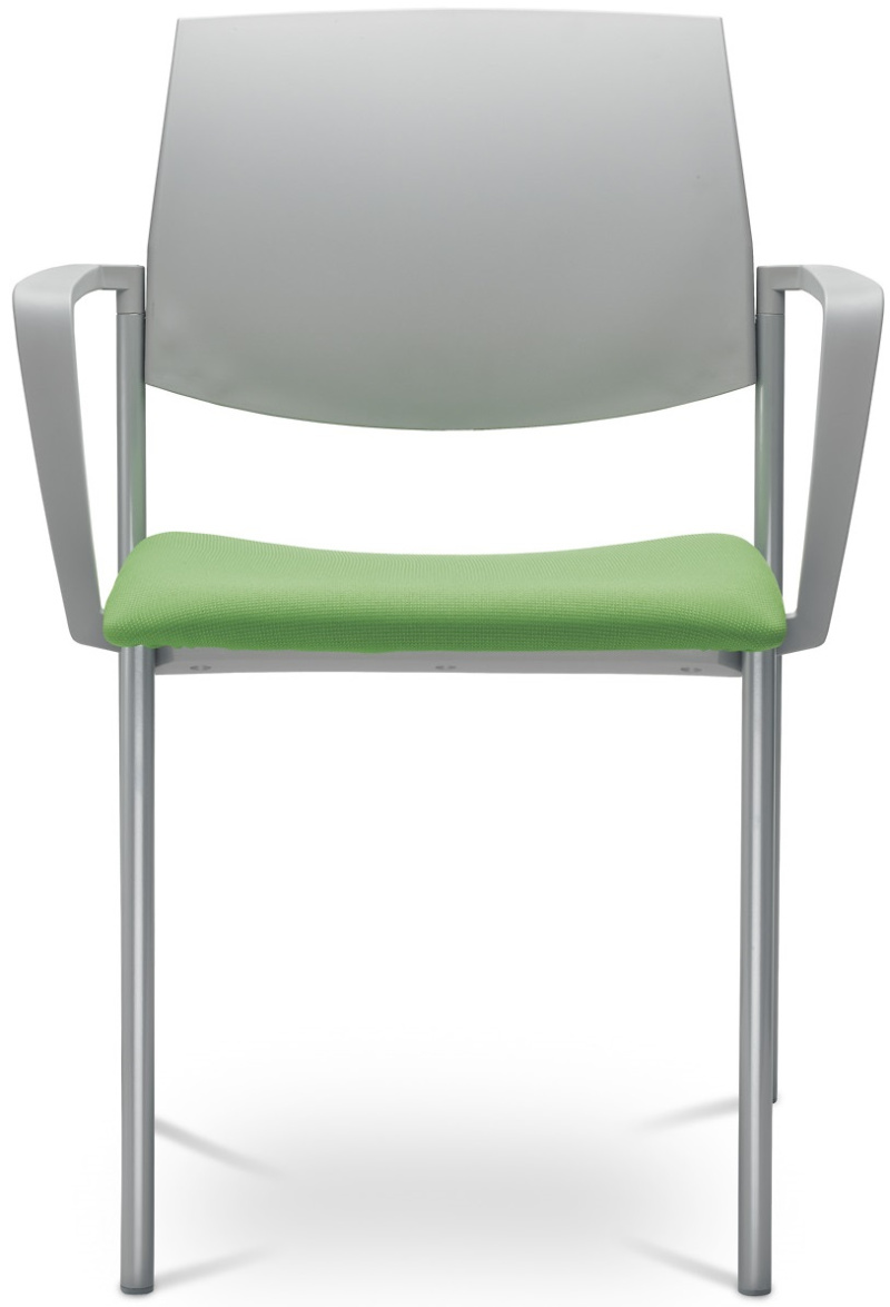 Konferenční židle SEANCE ART 180-N2 BR-N2, kostra šedá