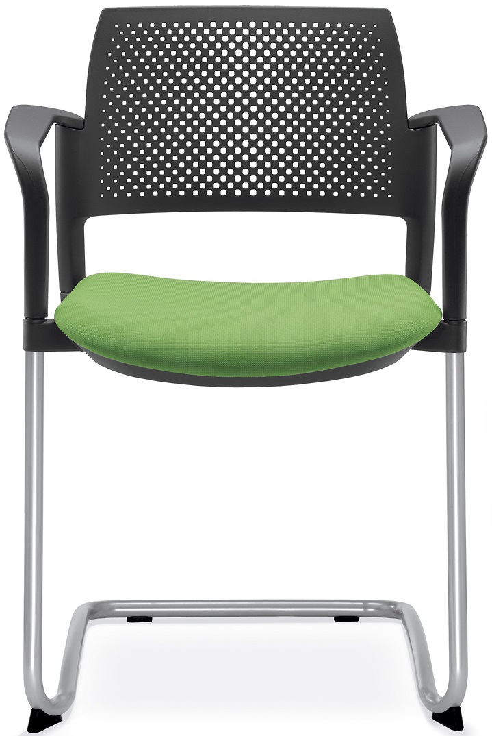 konferenční židle DREAM+ 101BL-Z-N2,BR, kostra šedá
