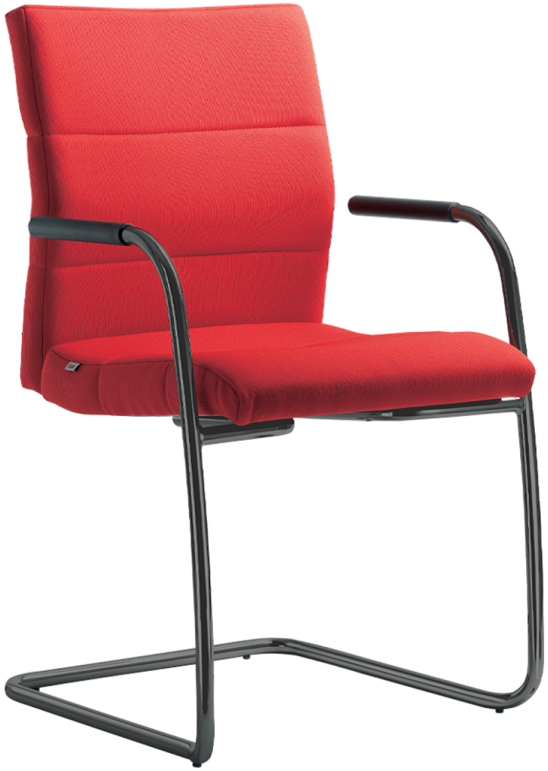 Konferenční židle LASER 682-Z-N1, kostra černá
