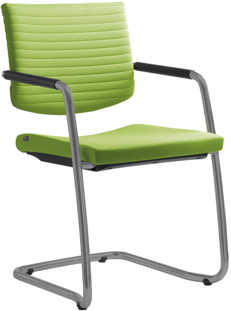 Konferenční židle ELEMENT 444-Z-N2, kostra šedá