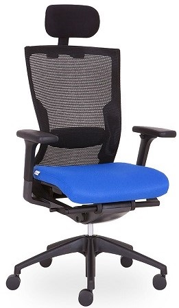kancelářská židle KOMFORT N s podhlavníkem