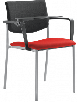 TP - sklopný stolek pravý, černý (SEANCE ART) (N)