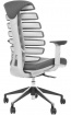 kancelářská židle FISH BONES šedý plast,šedá látka TW12