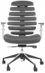 kancelářská židle FISH BONES šedý plast,šedá látka TW12