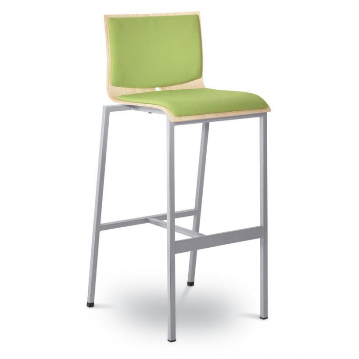 barová židle TWIST 245-N2, kostra šedá