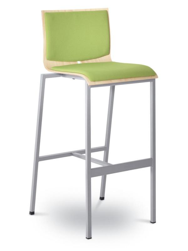 barová židle TWIST 245-N2, kostra šedá gallery main image