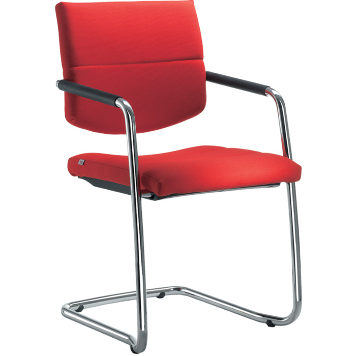 Konferenční židle LASER 683-Z-N4, kostra chrom