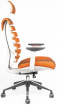 kancelářská židle FISH BONES PDH šedý plast, oranžová SH05