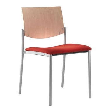 Konferenční židle SEANCE 091-N4, kostra chrom