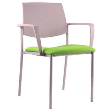 Konferenční židle SEANCE ART 180-N1 BR-N2, kostra černá