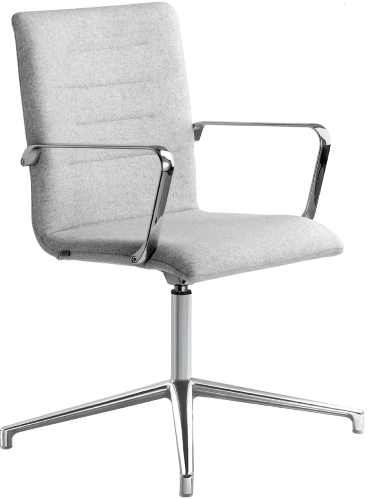 Konferenční židle OSLO 227-K-N6, hliník gallery main image