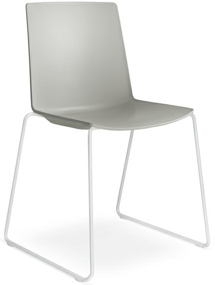 Konferenční židle SKY FRESH 040-Q-N0, kostra bílá gallery main image