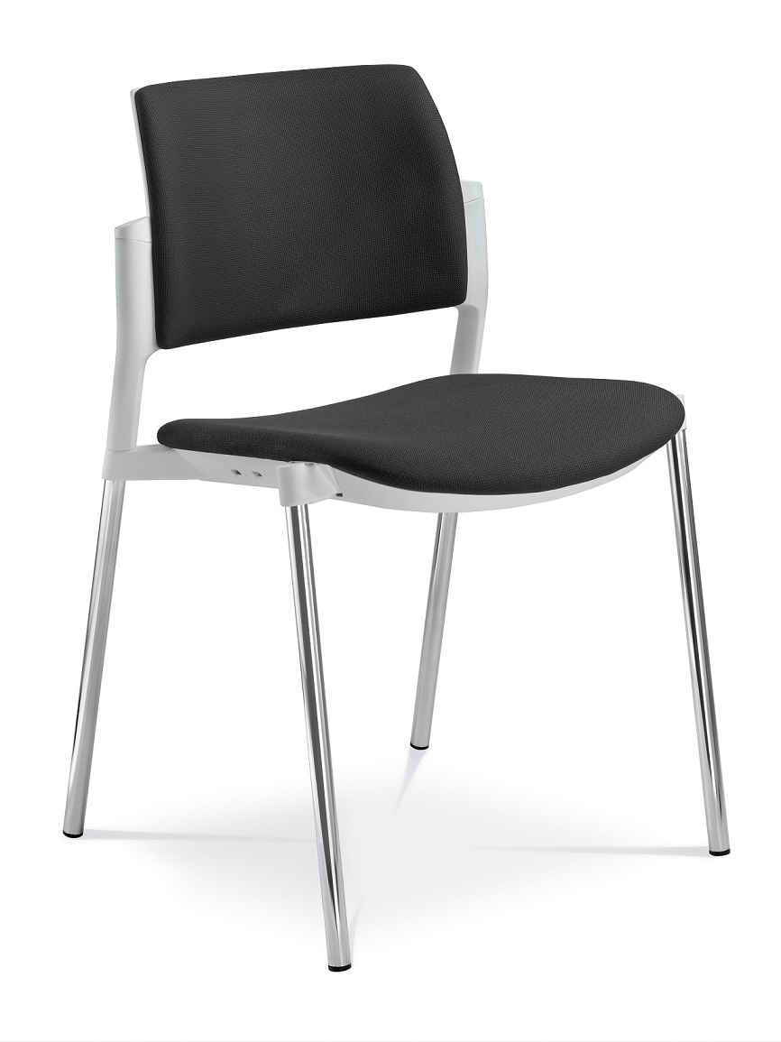 konferenční židle DREAM+ 103WH-N0, kostra bílá gallery main image