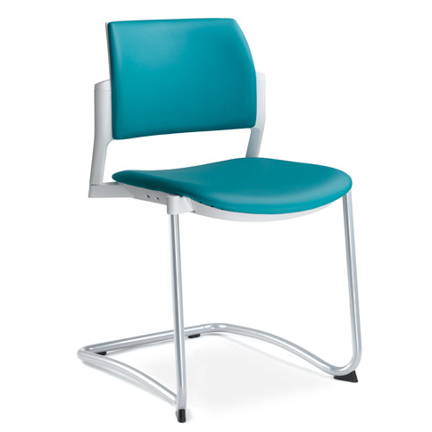 konferenční židle DREAM+ 104WH-Z-N4, kostra chrom