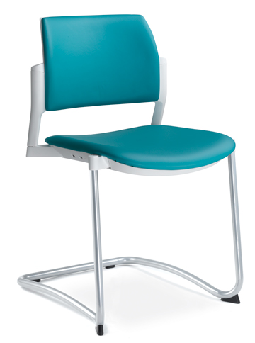 konferenční židle DREAM+ 104WH-Z-N4, kostra chrom gallery main image