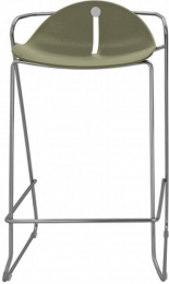 barová židle LIVING 1972 olivová