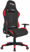 Herní židle MRacer látková, černo-červená, č. APR006