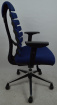 kancelářská židle FISH BONES černý plast, modrá látka 26-67, č.AOJ1427