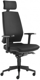 Kancelářská židle STREAM 280-SYS PDH, posuv sedáku, černá skladová