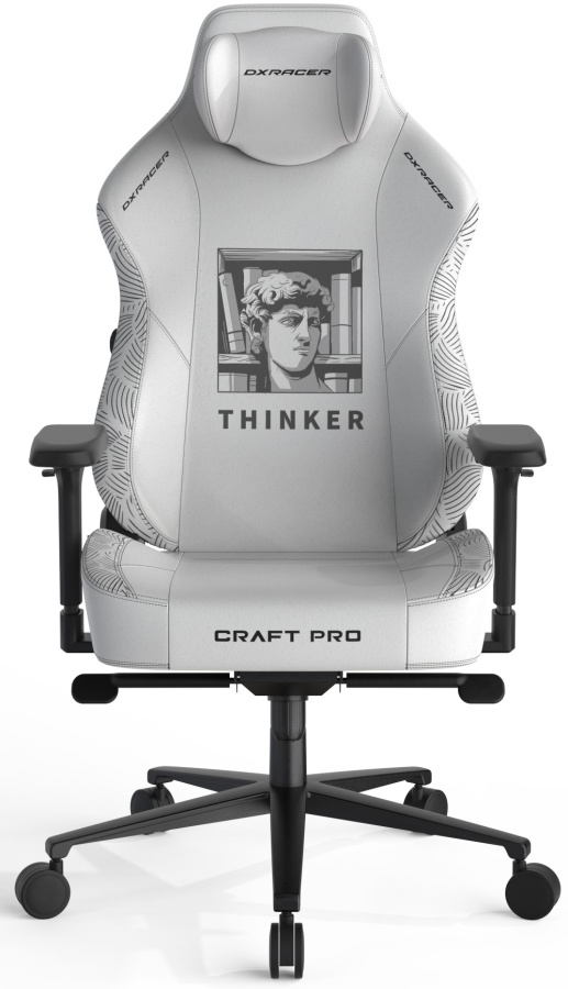 Herní židle DXRacer CRAFT THINKER bílý gallery main image
