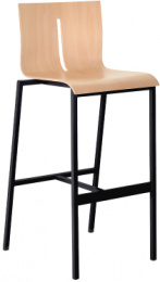 barová židle TWIST 243-N1, kostra černá
